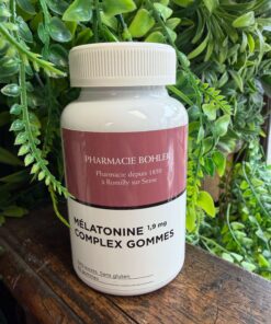 Mélatonine 1,9mg et Passiflore - 60 gommes à sucer